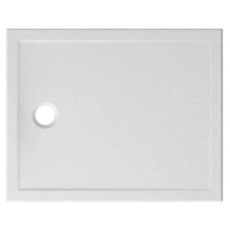 Piatto doccia 80X100 h.3 in ceramica bianco lucido Docciatre di