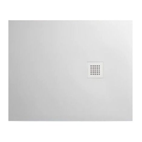 Piatto doccia 80x100 h.3 in ceramica bianco opaco Ceramic.30 di