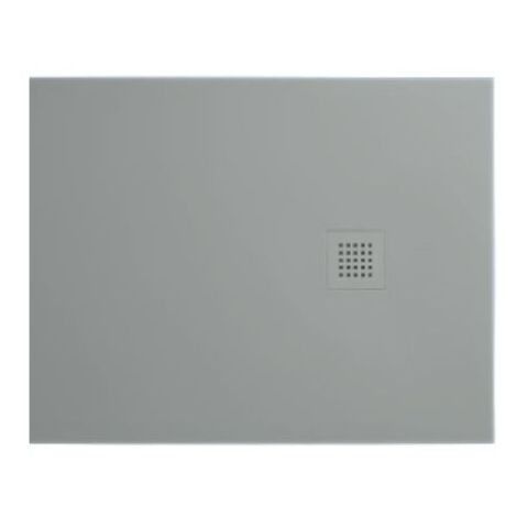Piatto doccia 80x100 h.3 in ceramica cemento opaco Ceramic.30 di