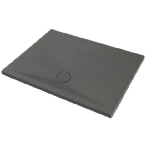 Piatto doccia 80x100 h.4 in ceramica nero Pietraceramica di