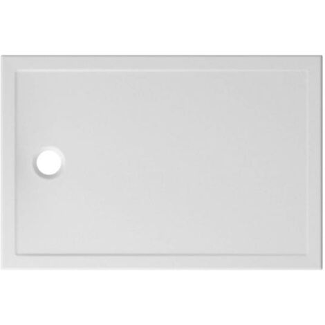 Piatto doccia 80X120 h.3 in ceramica bianco lucido Docciatre di