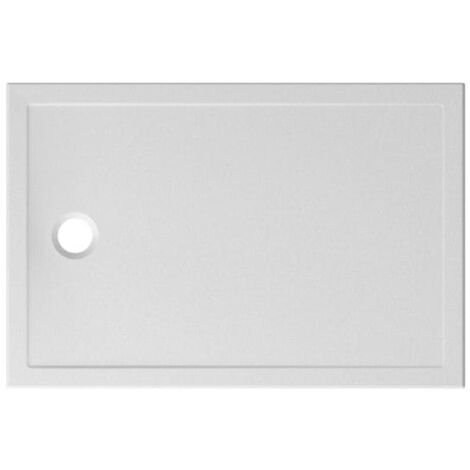 Piatto doccia 80X120 h.3 in ceramica bianco opaco Docciatre Plus