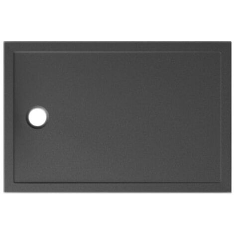 Piatto doccia 80X120 h.3 in ceramica nero opaco Docciatre Plus di