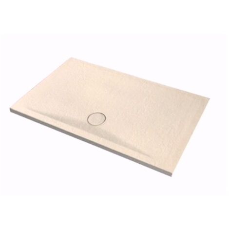 Piatto doccia 80x120 h.4 in ceramica beige Pietraceramica di