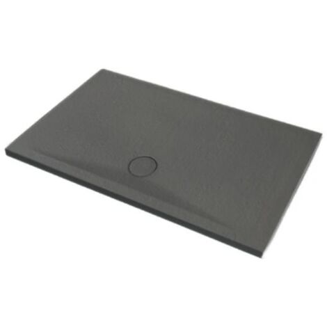 Piatto doccia 80x120 h.4 in ceramica nero Pietraceramica di