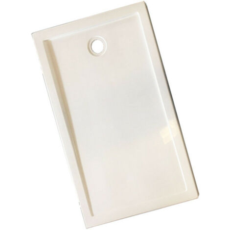 Piatto Doccia 80x120xh4 cm - Resina Superficie Sanitaria Antibatterica e Antiscivolo