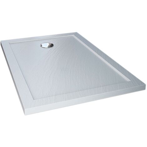 Piatto Doccia 80x140 cm in Acrilico Fosterberg Floret Bianco
