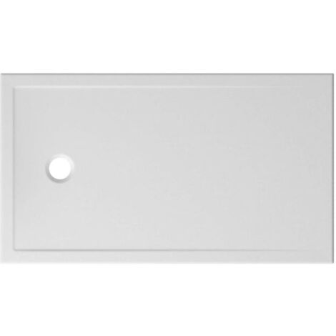 Piatto doccia 80X140 h.3 in ceramica bianco lucido Docciatre di