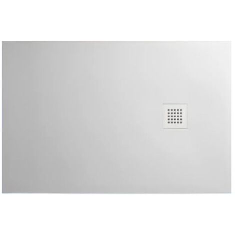 Piatto doccia 80x140 h.3 in ceramica bianco opaco Ceramic.30 di