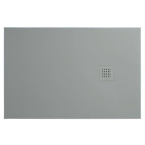 Piatto doccia 80x140 h.3 in ceramica cemento opaco Ceramic.30 di