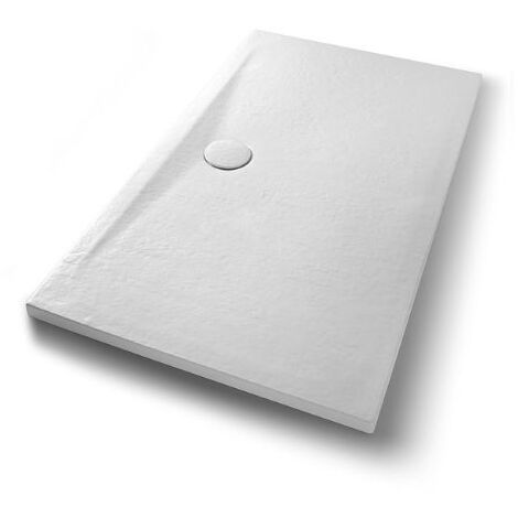 Piatto doccia 80x140 h.4 in ceramica bianco opaco Pietraceramica