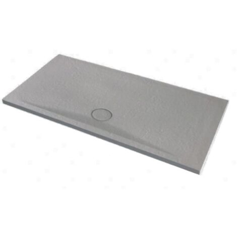 Piatto doccia 80x140 h.4 in ceramica grigio Pietraceramica di