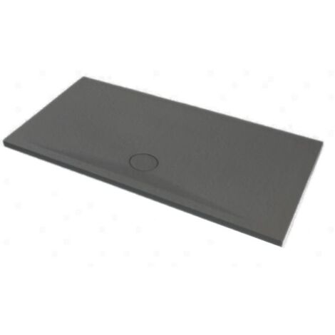 Piatto doccia 80x140 h.4 in ceramica nero Pietraceramica di