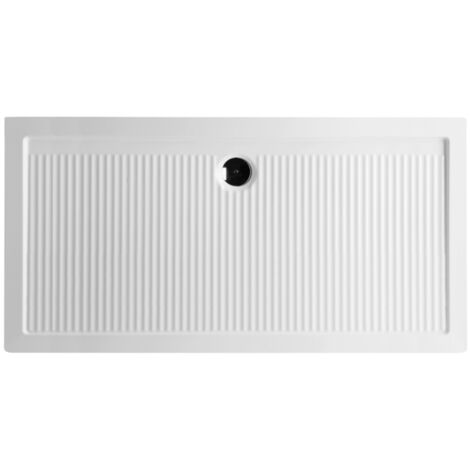 Piatto doccia 80x140 h.6 in ceramica bianco lucido Ferdy di