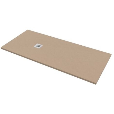 Piatto doccia 80x200 h.2,8 in marmo resina effetto pietra sabbia