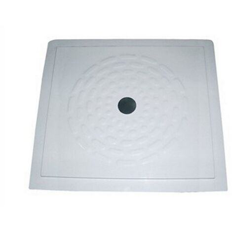 Piatto doccia 80x80 h.1,4 in vetroresina Ausilia