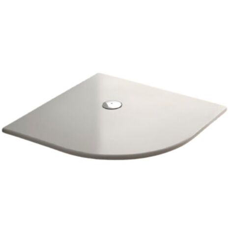 Piatto doccia 80x80 h.3 in acrilico bianco opaco velvet di