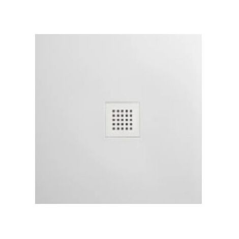 Piatto doccia 80x80 h.3 in ceramica bianco opaco Ceramic.30 di