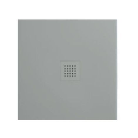 Piatto doccia 80x80 h.3 in ceramica cemento opaco Ceramic.30 di