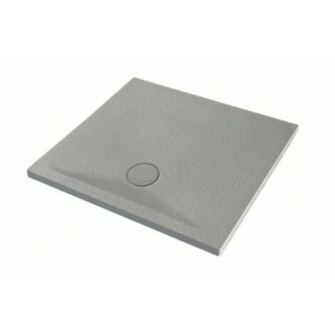 Piatto doccia 80x80 h.4 in ceramica grigio Pietraceramica di