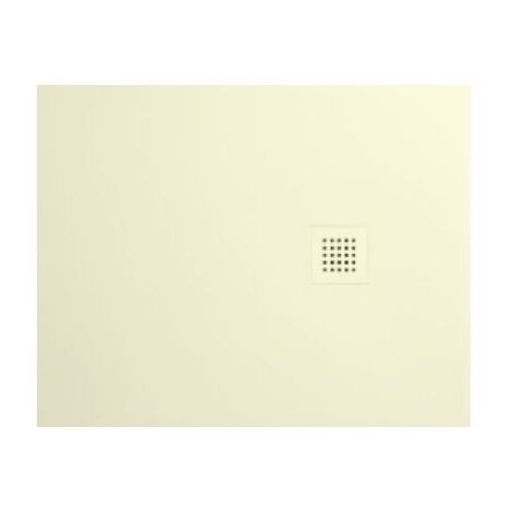 Piatto doccia 80x90 h.3 in ceramica avorio opaco Ceramic.30 di