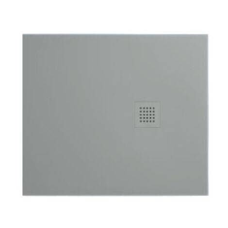 Piatto doccia 80x90 h.3 in ceramica cemento opaco Ceramic.30 di