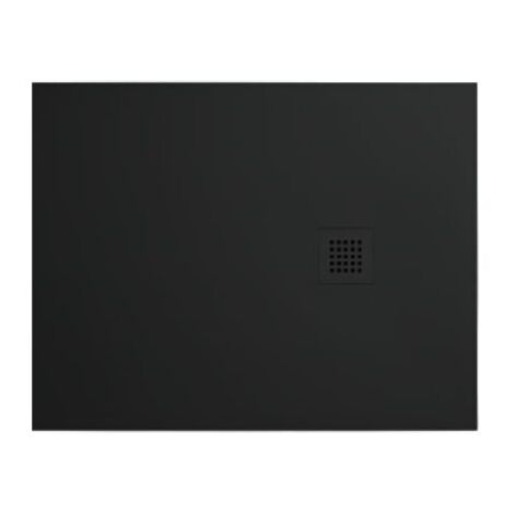 Piatto doccia 80x90 h.3 in ceramica nero opaco Ceramic.30 di