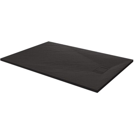 Piatto Doccia 90x120 cm Effetto Pietra Stone Grigio Antracite