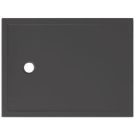 Piatto doccia 90X120 h.3 in ceramica nero opaco Docciatre Plus di