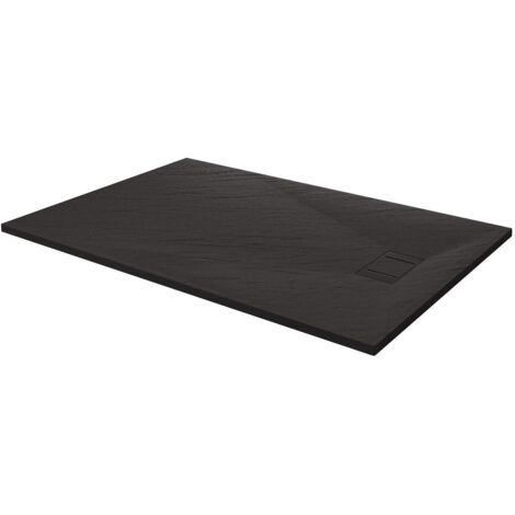 Piatto Doccia 90x160 cm Effetto Pietra Stone Grigio Antracite