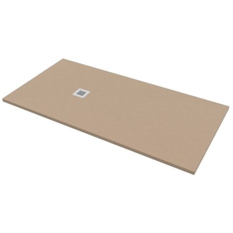Piatto doccia 90x200 h.2,8 in marmo resina effetto pietra sabbia