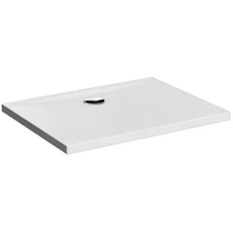 Piatto doccia 90x70x4 cm ffc bianco foro scarico 90 mm vitra lagoon 7767l003m0578