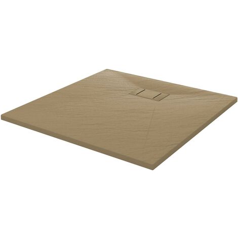 Piatto Doccia 90x90 cm in Acrilico Fosterberg Azalea Tortora