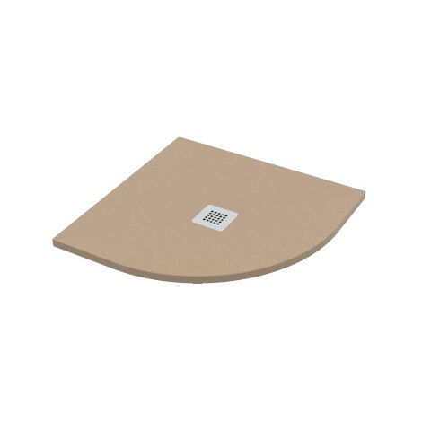 Piatto doccia 90x90 h.2,8 angolare in marmo resina effetto pietra