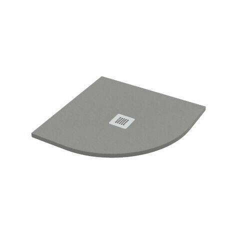 Piatto doccia 90x90 h.2,8 angolare in marmo resina effetto pietra