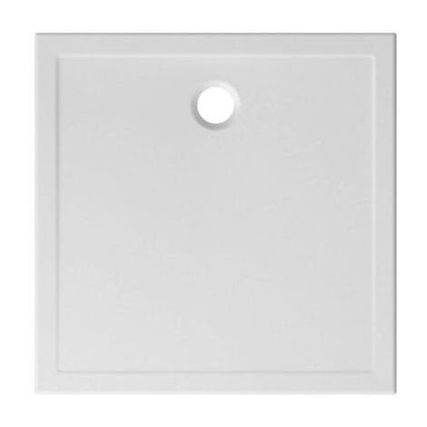 Piatto doccia 90X90 h.3 in ceramica bianco lucido Docciatre di