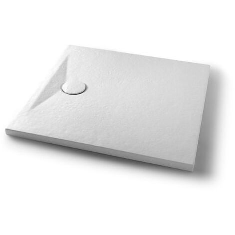 Piatto doccia 90x90 h.4 in ceramica bianco opaco Pietraceramica