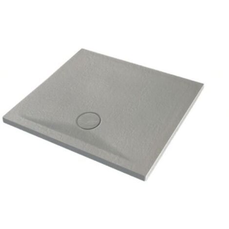 Piatto doccia 90x90 h.4 in ceramica grigio Pietraceramica di