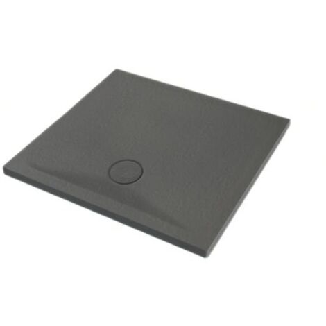 Piatto doccia 90x90 h.4 in ceramica nero Pietraceramica di
