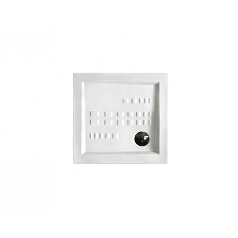 Piatto doccia 90x90 h.5,5 in ceramica bianco lucido Ito di