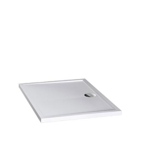 Piatto doccia acrilico 90x70 cm h 4,5 bianco lucido - Olympic
