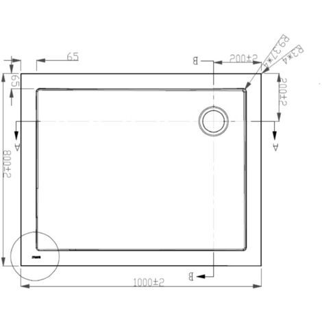 Piatto Doccia Angolare Dimensioni.Piatto Doccia Acrilico Ultraflat Ribassato 3 5cm Quadrato Rettangolare Circolare Dimensioni 100 X 80 H 35 282894620247 10