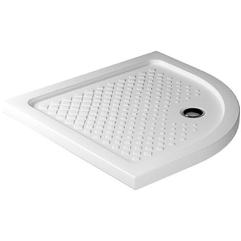 PIATTO DOCCIA ANGOLARE IN CERAMICA H. 6 cm 80 x 80 H. 6