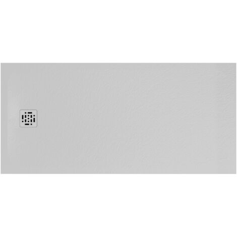 Piatto doccia bianco 80x170 cm Globo serie Docciapietra DP17080501  Bianco - Mineralsolid