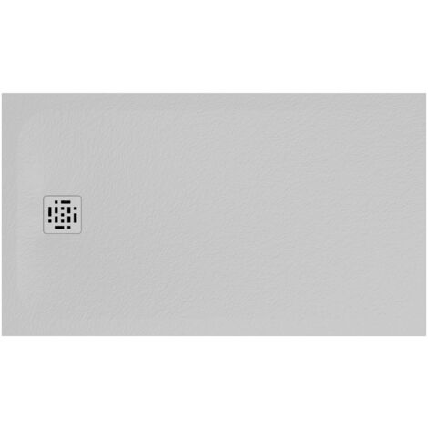 Piatto doccia bianco 80x180 cm Globo serie Docciapietra DP18080501  Bianco - Mineralsolid