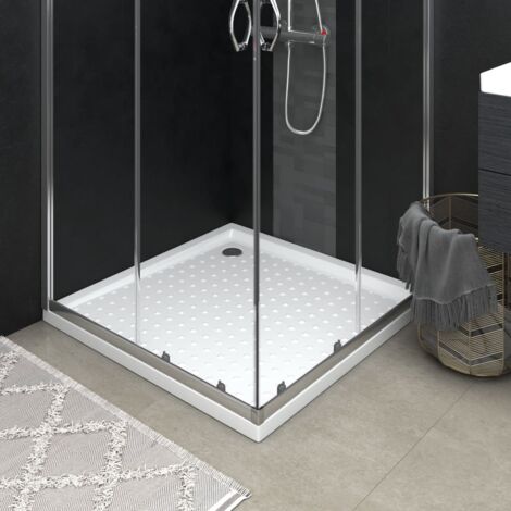 Piatto doccia con gommini piatto doccia piatto doccia bagno interno casa antiruggine antiumidità 80x80x4 cm ABS bianco 020001944