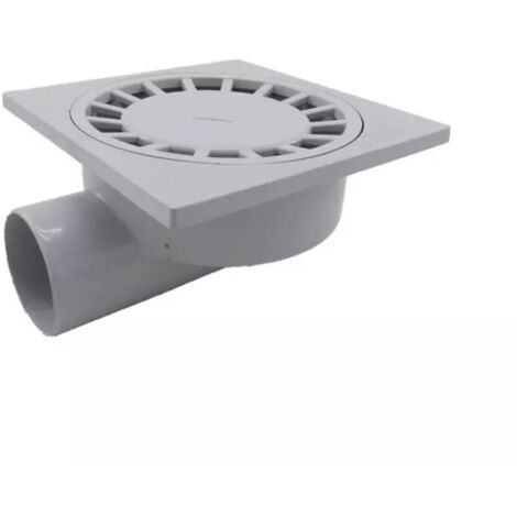 Piatto doccia da bagno KZQ, in plastica PVC bianca, 200 mm x 200 mm, larghezza 75 mm