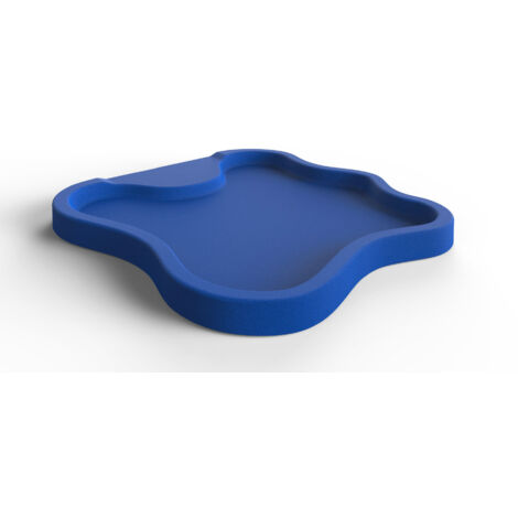 Piatto Doccia da Esterno Giardino in Polietilene HD Arkema Lake Blu