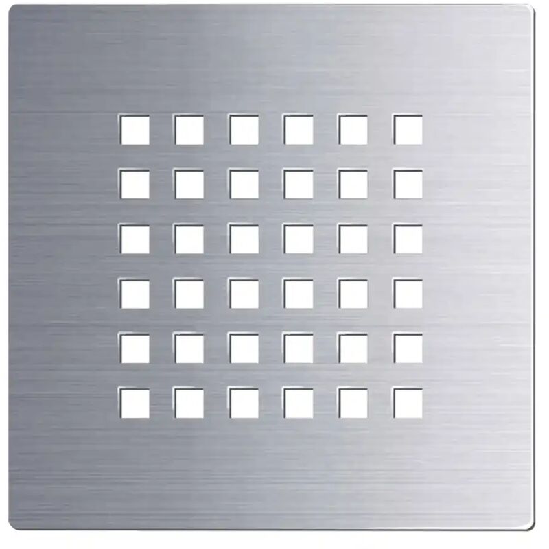 Parama - Receveur de douche 90x90cm Effet Pierre Noir Anthracite Marbre Résine et Geal Coat Hauteur 2,5cm Mod. Messapia