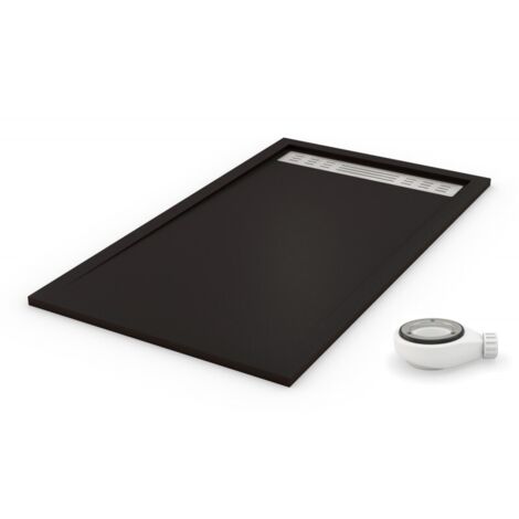Piatto doccia Extra Slim PREMIUM Nero Ral 9005 100x120